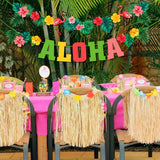 Tropical Hawaiian  Party Decoration Balloon Garland Arch Balloon Chain Pink Flamingo Birthday Decor Summer Hawaii Luau Aloha