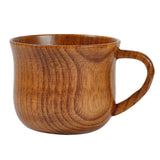 Taooba-Japanese Style Natural Wooden Big Cups Handmade Wood Grain Binding Cups Coffee Milk Jujube Water Cup Kitchen Bar Home Drinkware