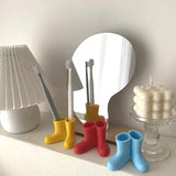 Taooba-Bathroom Creative Toothbrush Rack Lovers Bathroom Non Perforated Children's Home Decoration Simple Cartoon Cute Boot Styling