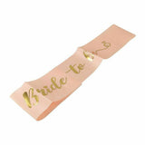 Taooba-Bride to Be Sash with Ribbon Satin Wedding Party Supplies Hen Party Decoration  Bachelorette Party Bridal Shower Gifts Accessori