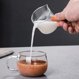 Taooba-6 Styles Heat-resisting Glass Espresso Measuring Cup Double/Single Mouth Glass Milk Jug With Handle Glass Scale Measure Mugs