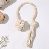 Taooba-Marame Curtain Tieback Curtain Tied Ball Pendant  Mini Tapestry Decoration Hnad-woven Cotton Strap  Curtain Accessories