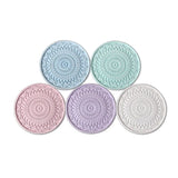 Taooba-UB Absorbent Drink Coaster Colourful Diatomite Round Fashion Cup Mat insulation Pad Protecting Table kitchen Coaster Accessories