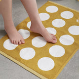 Taooba-Retro Pure Cotton Towel Wave Point Star Geometric Soft Face Towel Absorbent  Floor Towel Soft Skin-Friendly Bath Towel