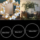 Round Balloon Arch Balloon Circle Stand Holder Frame Ring Birthday Baloon Decor Wedding Party Decorations Baby Shower Background