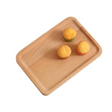 Taooba-Wooden Bamboo Serving Tray Tea Cup Saucer Trays Fruit Storage Plate Decoration Japanese Food Rectangular Plate Dropshipping