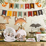 Woodland Animal Jungle Safari Forest DIY Party Decor Woodland Birthday Party Baby Shower Decor Kids 1st Birthday Party Supplies