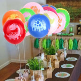 Dinosaur Balloon Tropical Happy Birthday Balloons Kids Jungle Safari Green Foil Balon Dinosaur Baloon Jurassic World Party Decor