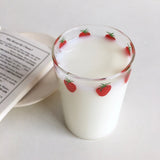 Taooba-B6Strawberry Transparent Glass