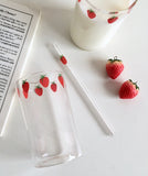 Taooba-B6Strawberry Transparent Glass