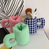 Taooba-Cloth Filled Cotton Cup Storage Cup Pen Holder Desktop Ornaments Creative Household Art Cute Decoration Accessories Home Decor