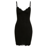 Taooba Noir Niche Lace Cami Dress