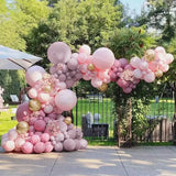 Macaron Balloons Garland Arch Pink Confetti Ballon Wedding Birthday Baloon Birthday Party Decor Kids Baby Shower Girl Party