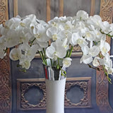 Frigg 1 Bouquet Artificial Butterfly Orchid Artificial Flowers For Decor Silk Flower Bouquet Phalaenopsis Real Touch Fake Flower