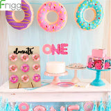 Frigg Wooden Donut Wall Grow Up Decoration Donut Party Suppiles Wood Donut Stand Holder Birthday Party Decoration Wedding Favors