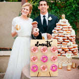 Frigg Wooden Donut Wall Grow Up Decoration Donut Party Suppiles Wood Donut Stand Holder Birthday Party Decoration Wedding Favors