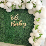 Oh Baby Sign for Baby Shower Banner Wood Party for Boy Girl 1st Birthday Party Deco First Birthday Wooden Cutout Oh Baby Banner