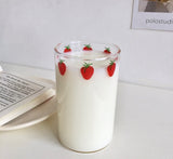 Taooba-B6Strawberry Transparent Glass