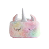 Taooba-Unicorn Tissue Set Tissue Box Case Case Desktop Storage Ins Pink Pink Plush Home Decoration Paper Towel Cover