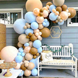 Cream Coffee Khaki Brown Color Balloons Garland Arch Kit Latex Globos Baby Shower Supplies Birthday Wedding Party Decors