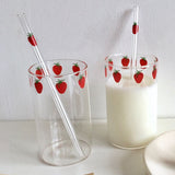 Taooba-B6Strawberry Transparent Glass