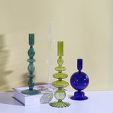 Taooba-Blue Sculptural Glass Vase