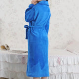 Taooba Christmas Outfit Casual Women Sleepwear Flannel Nightwear Kimono Robe Gown Warm Intimate Lingerie Home Clothes 2021 New Nightdress Homewear