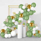 Macaron Sage Green Balloon Arch Garland Kit Happy Birthday Balloon Decoration Baby Shower Wedding Valentine Party Supplies