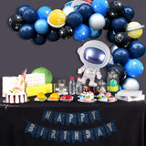 Outer Space Party Astronaut balloons Rocket Foil Balloons Galaxy Theme Party Boy Kids Birthday Party Decor Favors helium globals