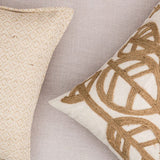 Taooba-Linen Leaves Embroidery Cushion Covers