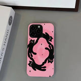 Taooba-Pink Cat iPhone Case