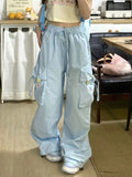 Taooba-Kawaii Blue Pants