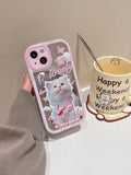 Taooba-Pink Cat iPhone Case