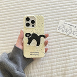 Taooba-Black Cat Cartoon iPhone Case