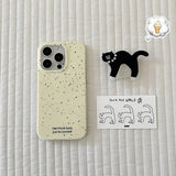 Taooba-Black Cat Cartoon iPhone Case