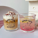 Taooba-Cute Glass Cup for Coffee