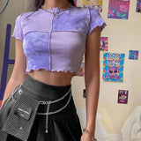 Taooba-Tie Dye Crop Top