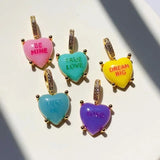 Taooba-Colorful Heart Pendant