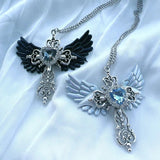 Taooba-Wing Cross Necklace