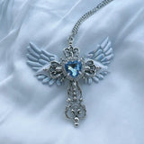 Taooba-Wing Cross Necklace