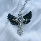 Taooba-Wing Cross Necklace