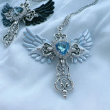 Taooba-Wing Cross Necklace