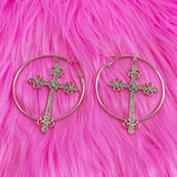 Taooba-Y2k Cross Earrings