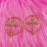 Taooba-Y2k Cross Earrings