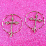 Taooba-Y2k Cross Earrings