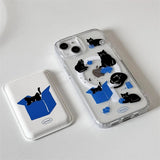 Taooba-Y2K Cat iPhone Case + Wallet