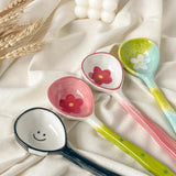 Taooba-Ceramic Flower Spoon