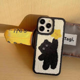 Taooba-Korean Plush IPhone Case