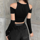 Taooba-Gothic Crop Top