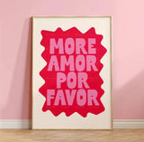 Taooba-More Amor Wall Poster